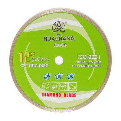 برش کاشی چینی تیغه الماس 300 میلی متری لبه پیوسته 10 &quot;12&quot;