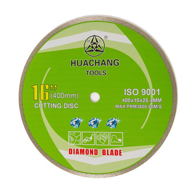 تیغه الماسی لبه دار پرس سرد 16 اینچی '400×2.6/3.4×10×25.4mm برای سرامیک با عمر طولانی