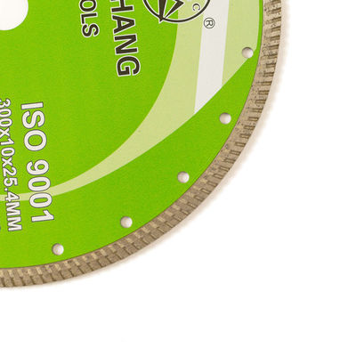 پرس سرد 12 اینچ 300×2.0/3.0×10×25.4 میلی متر تیغه الماس توربو برای مصارف عمومی، سرامیک، مرمر و بتن