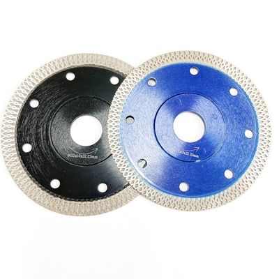 پرس داغ با کیفیت بالا 4 اینچ 105x0.8/1.2x10x20mm تیغه اره الماس دایره ای آبی برای مصارف عمومی، سرامیک، آجری