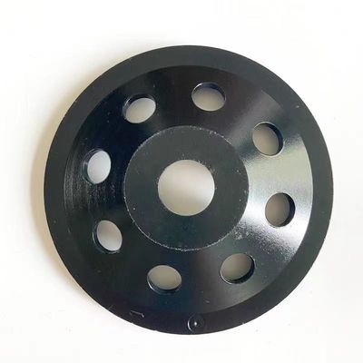 سطح بالا 4.5 اینچ لیزر جوش داده شده 115 میلی متر چرخ جام الماس تک ردیف برای بتن، سنگ، مصالح ساختمانی سخت