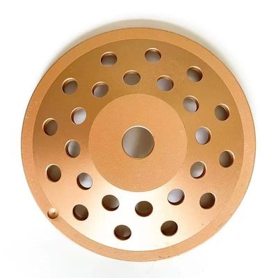 5 اینچ لیزر جوش داده شده 125×10T (30×5×7.2)×22.23 میلی متر چرخ فنجان الماس تک ردیفه برای بتن، سنگ، مصالح ساختمانی سخت