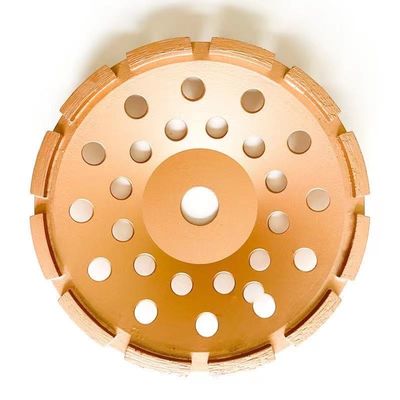 چرخ جام سنگ زنی تک ردیفه الماس 180 میلی متری لیزر جوش داده شده کارخانه 7 اینچی برای بتن، سنگ، مصالح ساختمانی سخت