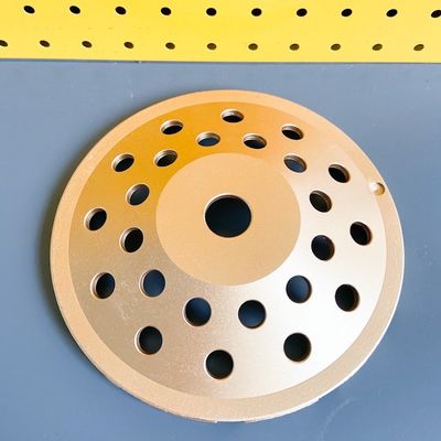 چرخ جام سنگ زنی تک ردیفه الماس جوش داده شده 230 میلی متری لیزری کارخانه 9 اینچی برای بتن، سنگ، مصالح ساختمانی سخت