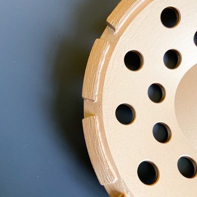 چرخ جام سنگ زنی تک ردیفه الماس جوش داده شده 230 میلی متری لیزری کارخانه 9 اینچی برای بتن، سنگ، مصالح ساختمانی سخت