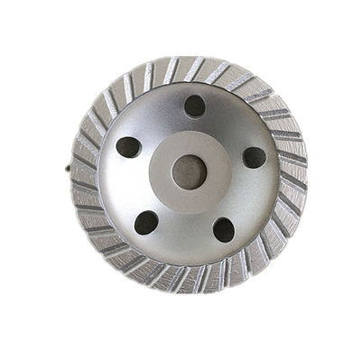 پرس داغ 4 اینچ 105 × 4.5 × 20 × 22.23 میلی متر سینت 105 میلی متر الماس توربو چرخ جام سنگ زنی مداوم برای بتن، سنگ
