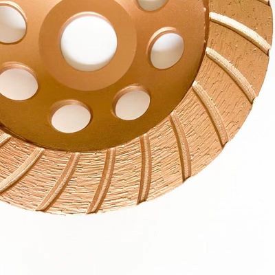 چرخ جام آسیاب توربو پیوسته الماس 7 اینچی 180×4.5×20×22.23 میلی متری برای بتن، سنگ