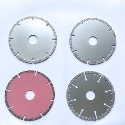 4.5 اینچ 115 × 1.4 / 2.2 × 5 × 22.23 × 9T خلاء با کیفیت بالا دیسک برش سنگ زنی الماس برای سنگ مرمر پلاستیکی سرامیک