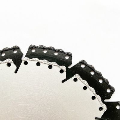 دیسک برش سنگ زنی الماس با خلاء 125×1.4/2.4×8×9T×22.23 میلی متر با کیفیت بالا 5 اینچی برای سنگ مرمر پلاستیکی سرامیکی