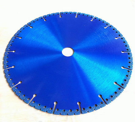 خوب ظاهر 9 اینچی 230 × 1.8 / 2.7 × 8 × 18T × 22.23 دیسک برش سنگ زنی الماس لحیم کاری خلاء برای سنگ مرمر پلاستیکی سرامیک