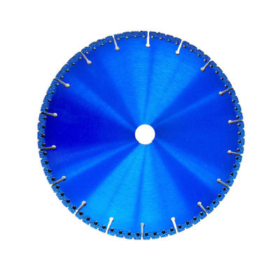 خوب ظاهر 9 اینچی 230 × 1.8 / 2.7 × 8 × 18T × 22.23 دیسک برش سنگ زنی الماس لحیم کاری خلاء برای سنگ مرمر پلاستیکی سرامیک