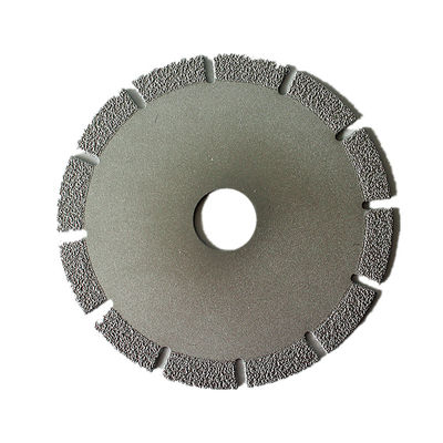 ظاهر خوب 9 اینچ 230 × 1.8 / 2.7 × 6 × 17T × 22.23 دیسک برش سنگ زنی الماس لحیم کاری خلاء برای سنگ مرمر پلاستیکی سرامیکی