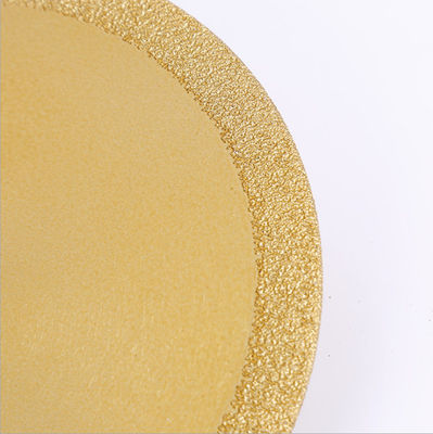 4.3 اینچ 110 × 1.2 × 5 × 20 میلی متر وکیوم تیغ اره الماس لحیم کاری برای برش چدن فلز سنگ مرمر فولاد ضد زنگ آتش اضطراری