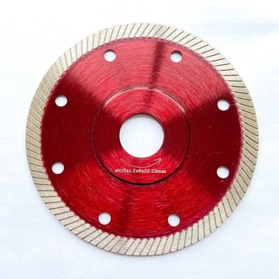 تیغه الماس سرامیکی 5 اینچی 125x0.8/1.2x8x22.23mm برای مصارف عمومی، سرامیک، آجر
