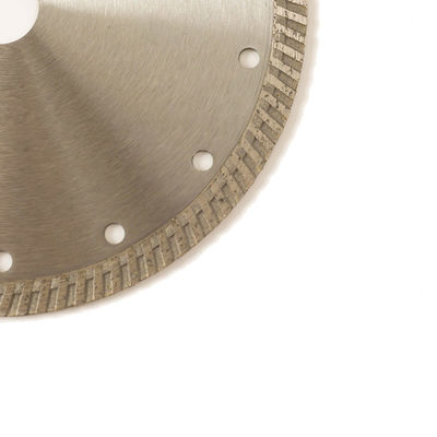 پرس سرد 6 اینچی '180×1.6/2.6×10×22.23 میلی متر توربو تیغه الماس برای مصارف عمومی، سرامیک، مرمر و بتن