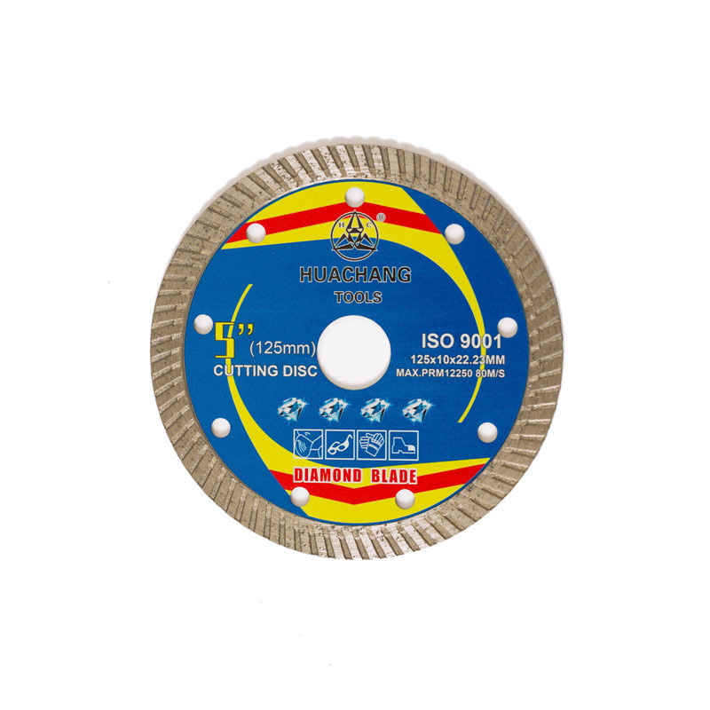 پرس داغ با کیفیت بالا 5 اینچ '125×1.2/2.0×10×22.23 میلی متر از جنس الماس چینی تیغه فولادی 65Mn با طول عمر برش طولانی
