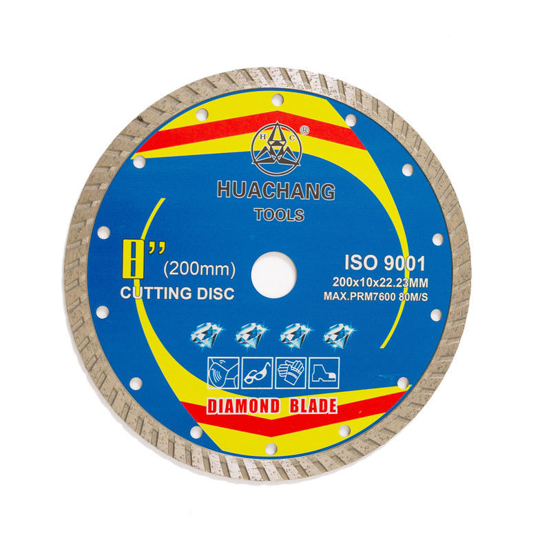 پرس داغ با کیفیت بالا 8 اینچ 200×1.6/2.6×10×22.23 میلی‌متر تیغه الماس چینی بدنه فولادی 65Mn با عمر برش طولانی