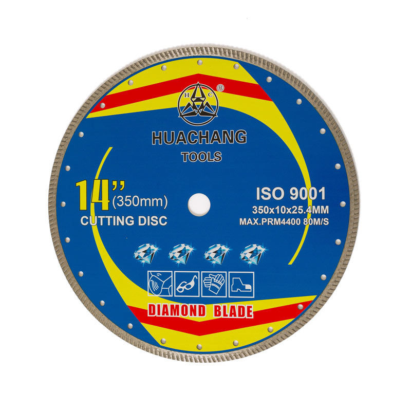 پرس داغ 14 اینچی '350×2.2/3.2×10×25.4 میلی متر از جنس الماس چینی با کیفیت بالا بدنه فولادی با طول عمر برش طولانی