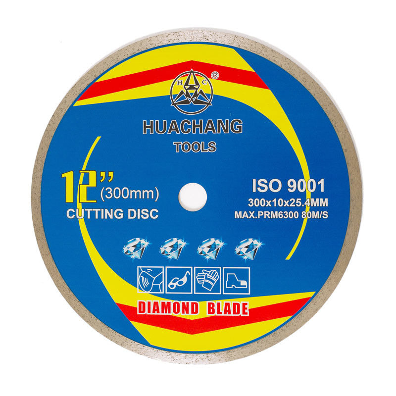 12 اینچ '300×2.0/3.0×10×25.4mm تیغه اره کاشی الماس داغ پرس داغ برای مصارف عمومی، سرامیک، مرمر و بتن
