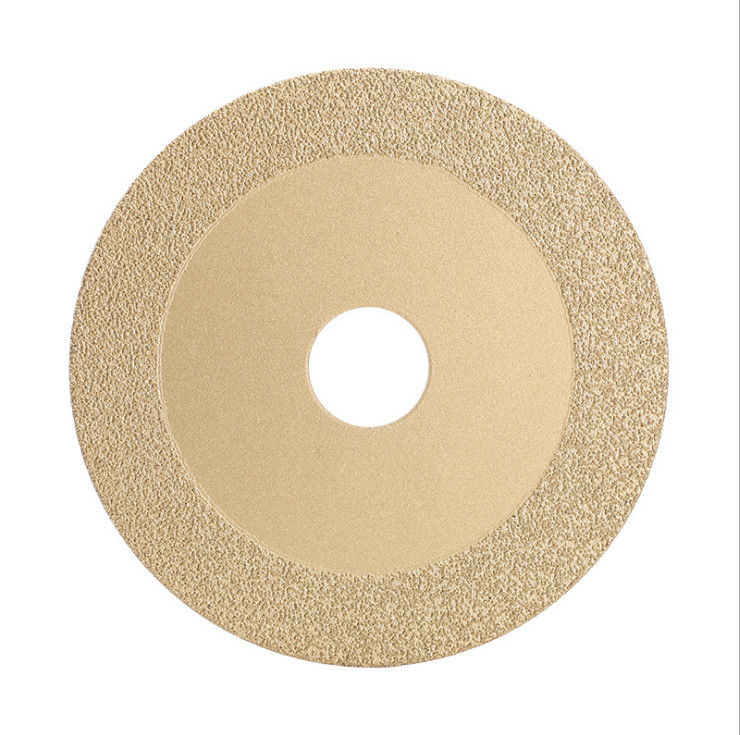 4.3 اینچ 110 × 1.2 / 2.2 × 5 × 20 تیغ اره الماس لحیم کاری خلاء برای برش فلز سنگ مرمر چدنی فلز فولاد ضد زنگ در شرایط اضطراری آتش سوزی